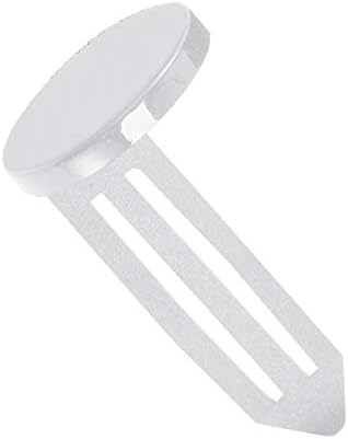 BankSupplies Keyhole Signals | White – Box Available for Rent | Vault Signal | Box of 25 | Non-Chip | Reusable & Long-Lasting | at-a-Glance Organization | Color Coded Plugs