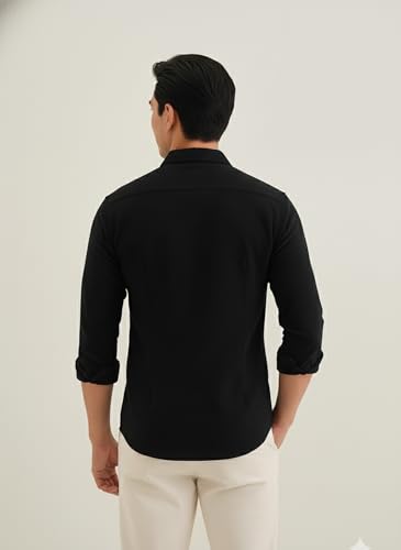 Image of Lymio Men Shirt | Premium Embroidered Shirt for Men | Long Sleeve Slim Fit Casual Shirts for Men | Trendy Wedding & Festive Ready (Packs Also Available) (01-04)