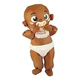 PTS Inflatable Costume Adult, Blow Up Black Baby Costume for Halloween Inflatable Cosplay Party
