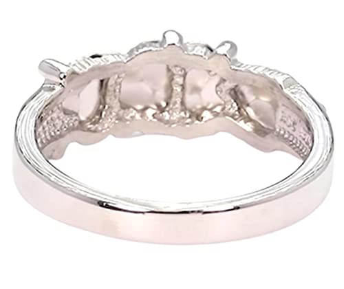 Diamond-Cut Heart Leaf Band, Sterling Silver, 12k Green and Rose Gold Black Hills Gold Motif3