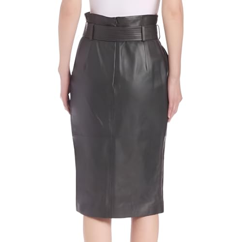LL LEATHER LOVERS Leather Pencil Skirt for Women Below The Knee - Regular Use Skirt3