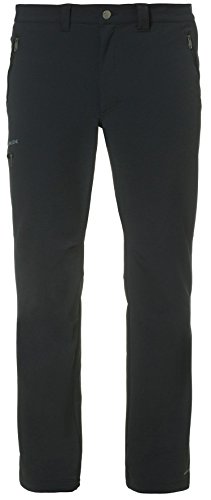 VAUDE Strathcona Men’s Walking Trousers - 80% Windproof Hiking Trousers Eco-Friendly Outdoor Clothing - Black - Image 3