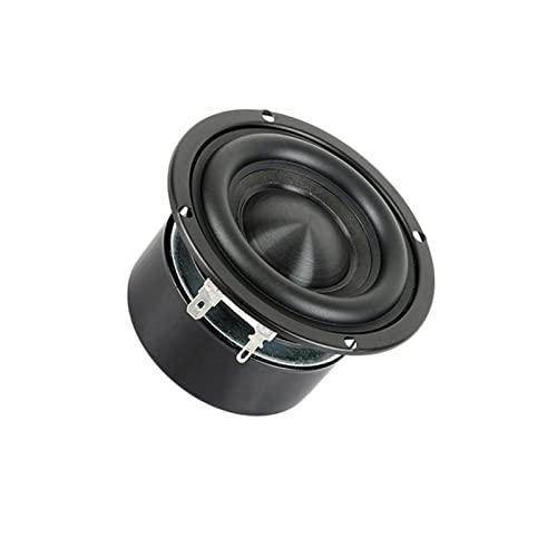 LPLHZHGVCT(売店) 1ピース3インチ ハイファイベーススピーカー4OHM 8OHM 25Wポータブルオーディオスピーカーユニットブックスリーフサブウーファーホームシアタースピーカー ブックシェルフ型ステレオ(T)