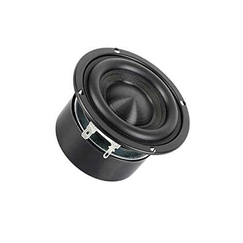 RZQMPV 1pcs 3 Pouces LA CHAÎNE Hi-FI Basse Haut-Parleur 4Ohm 8Ohm 25W Portable Speaker Haut-Parleur Bookshef Subwoofer Subwoofer Home Theatre Haut-Parleur Système Audio pour bibliothèque (Color : Ner