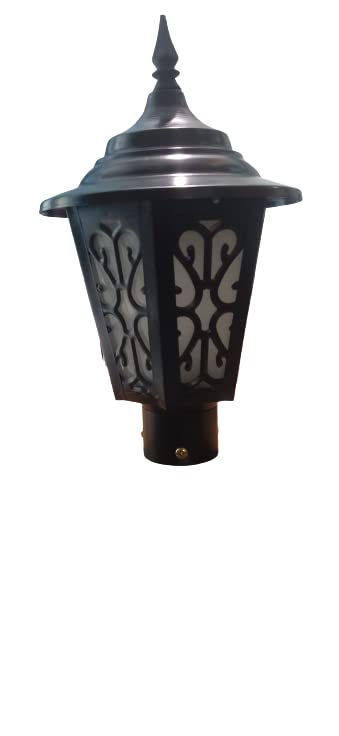 RADIANT LED Epic Gates and Garden Lights, (Black and Milky White)