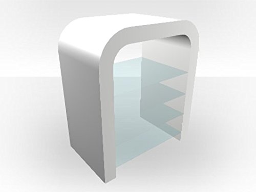 Zespoke Meuble Hifi en forme de U Blanc mat