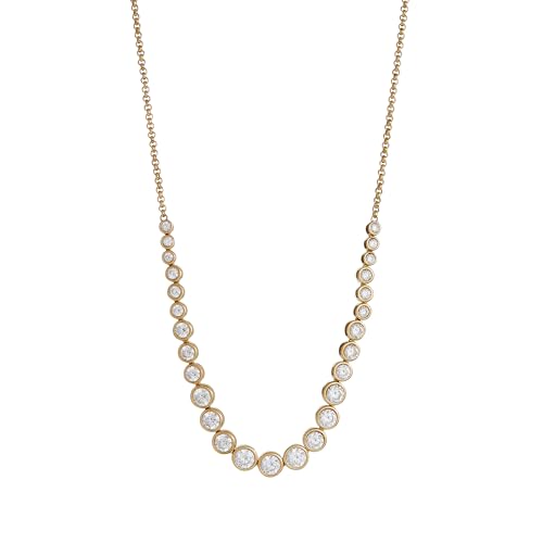 Alex and Ani Crystal Adjustable Tennis Necklace, STG