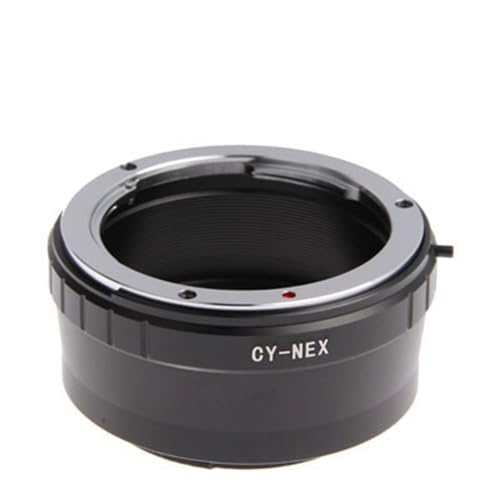 Anello Adattatore Obiettivo CY-NEX per montare obiettivi con attacco compatibile con Contax/Yashica su foocamere con attacco compatibile con Sony nex E-mount