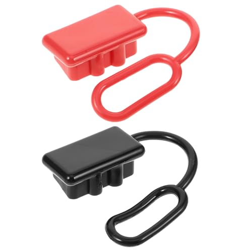 MUSISALY Cache de Protection pour Connecteurs d'Alimentation DC 50A Cache Anti-Poussière 2 Pièces Protection Contre les Débris pour Usage Polyvalent Accessoires pour Connecteurs de