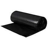 Schwarze Müllsäcke 120L, UNIVERSELL, LANGLEBIG, ideal für den Mülleimer –25 STÜCK (120 L)