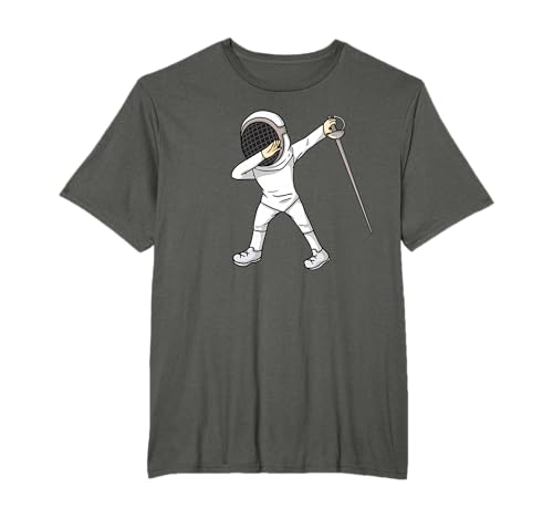 Scherma Dabbing per il giocatore del recinto Fencer Coach Maglietta