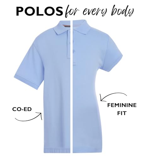 Tommy Hilfiger Co-Ed Long Sleeve Comfort Fit Interlock Polo, Kids School Uniform4