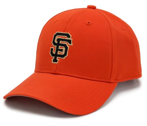 Gorra deportiva ajustable naranja para niños miniatura 1
