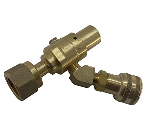 High Flow 150 PSI Fixed Flow Carbon Dioxide Piston Regulator for Tire Inflation