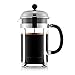 Bodum Chambord French Press 12 Cups 1.5 L Cafetera émbolo, Vidrio, plástico, Acero, Glänzend, 1.5 litros