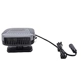 CHAUFFAGE IMMÉDIAT PLUG AND PLAY : Branchez simplement l'appareil sur la prise allume-cigare de votre véhicule. Avec sa puissance de 150W et ses 2 vitesses réglables, ce chauffage de voiture offre un contrôle personnalisé de la température selon vos besoins.