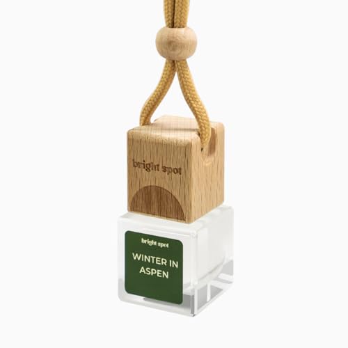 Image of Car Air Freshener - Premium Car Hanging Air Freshener, Long-Lasting Fragrance for Auto and Home (0.2 Fl Oz (Pack of 1), Winter in Aspen - Pine, Caramel, Vanilla)