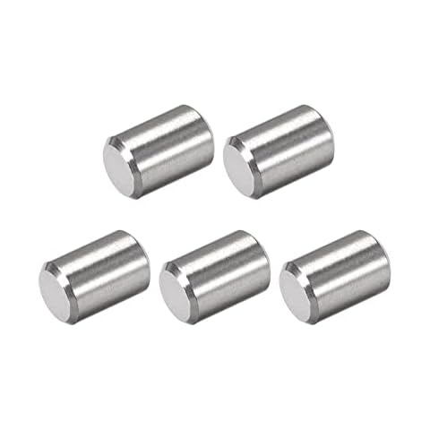 METALLIXITY Dowel Pin (10x15mm) 5Pcs, 304 Stainless Steel Shelf Support Pegs Pin Fastener Elements - for Metal Devices, Furniture Installation, Industrial, DIY Cover