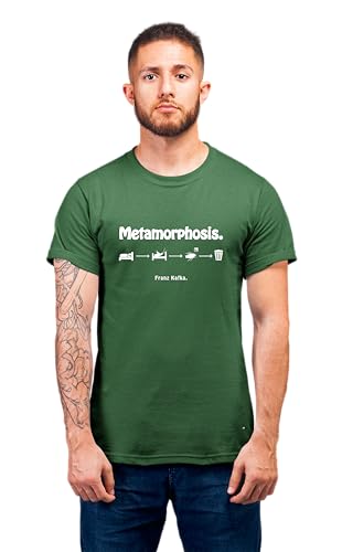 Image of Metamorphosis by Franz Kafka Minimalistic Design Premium 180 GSM 100% Cotton T-Shirt Ultra-Soft, Breathable & Durable Fabric