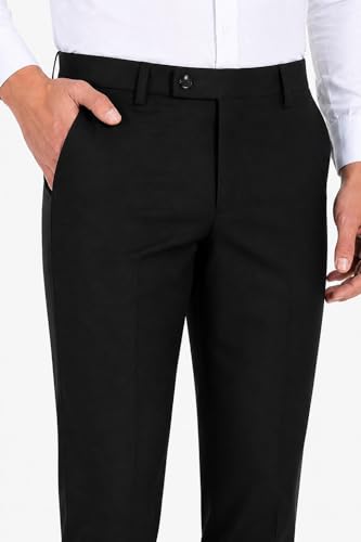 Image of Formal Pants for Men Office Wear - Premium Slim Fit Formal Trouser for Men, College Pant for Boys, Gents Bottom Formal wear for Office Meeting, Party, Gathering, Wedding