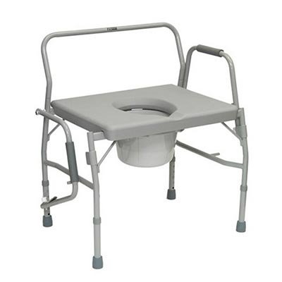 Assembled ProBasics Bariatric Drop Arm Commode