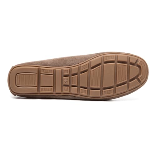 Image of Bernal Women's Non-Slip Penny Loafers - All-Day Comfort Flat Driving Shoes for Work Office & Casual Walking