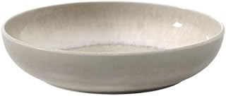 like. by Villeroy & Boch Perlemor Sand Individual Pasta Bowl, Premium Porcelain, Made in Germany, Dishwasher and Microwave Safe, 8.5x2 in, 22 oz Capacity