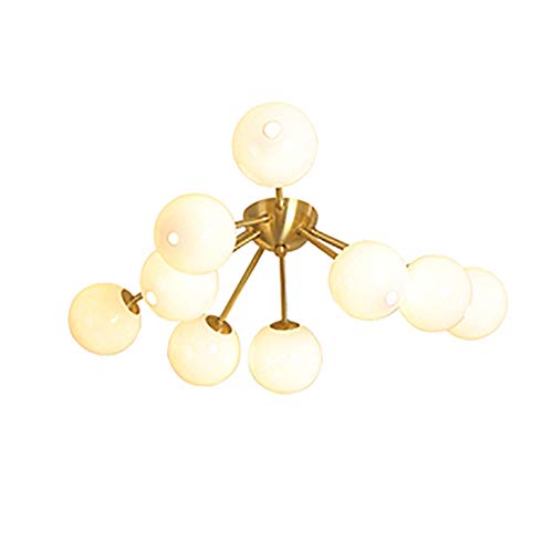 Lampe Moléculaire Magique Haricot G9 en Cuivre pour Plafond