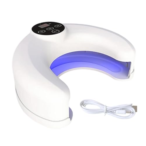 Lámpara LED para uñas, lámpara UV LED con sensor inteligente y función ajustable | Luz de curado de gel, para niñas, mujeres, principiantes, para uso doméstico, salón y viaje