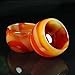 SaiDian 1Pcs Kung Fu Tea Cup Manmade Art Simulation Agate Carnelian Bowl Quartz Carved Crystal Ornaments Decor Healing