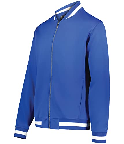 Holloway 223647 - Youth V-Street Full Zip Jacket - ROYAL/WHITE - XL - Main Image