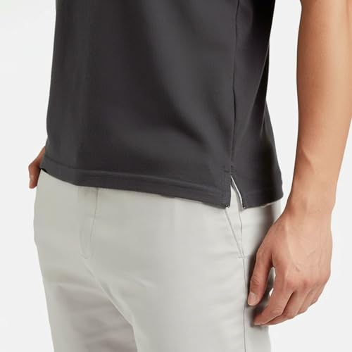 Image of Men's Premium Cotton Pique Polo T-Shirt, Classic Fit Short Sleeve Casual Summer Shirt, Soft & Breathable Fashion Polo