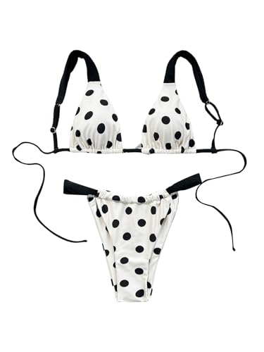 Maillot de bain brésilien noir et blanc pour valoriser la silhouette et bronzer sans marques