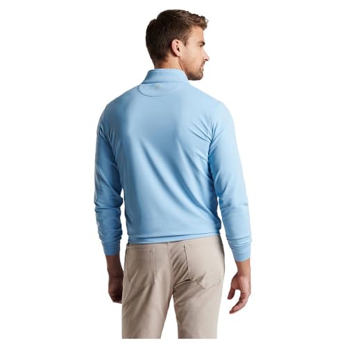 PETER MILLAR Mens Quarter Zip Knitwear, S, Blue2