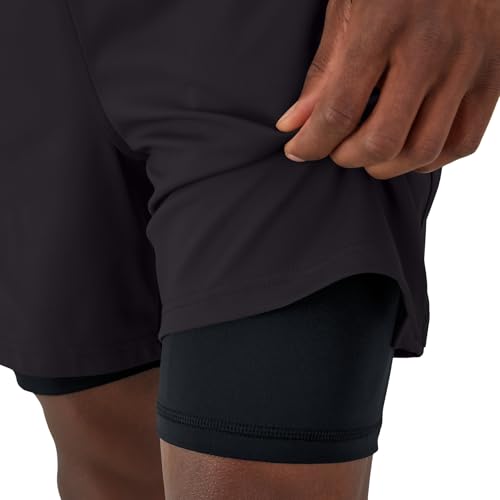 Hanes Men's Moves Workout Boxer Brief Liner & Total Support Pouch, Moisture-Wicking Shorts, 5” Inseam4