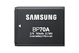 Voltaje 3.7 V Samsung EA-BP70A - Batería para cámara de Fotos para ST70, ST60, PL100, PL80, WP10, ES73, ES70, ES65. (Li-Ion 740 mAh)