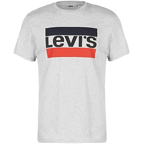 Levi's Men's Grey Sportswear Logo T-Shirt Cover