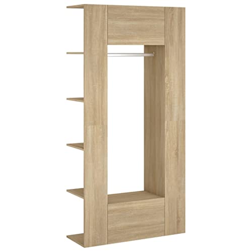 Armarios de pasillo estrechos con estantes y compartimentos modulares suspendidos en pared 2