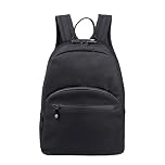 FIREDOG Mini Smell Proof Backpack with Lock for Men Women Travel (Black)