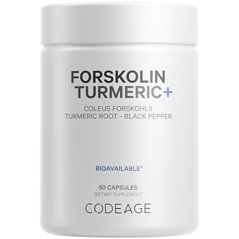 Codeage Forskolin Turmeric Capsules Cover