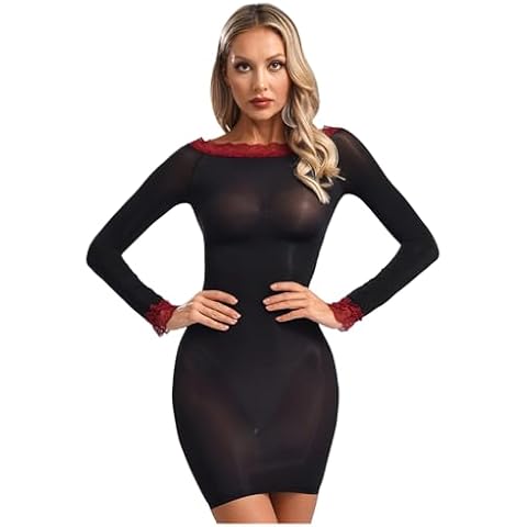 iiniim Mini Robe Nuit Transparente Cover