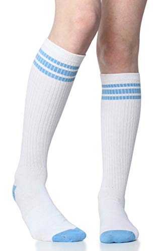 juDanzy Knee High Team Color Tube Socks for Toddler and Youth Boys and Girls (2 Pack)2