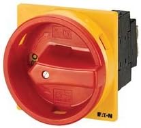 Eaton MOELLER P1-32/EA/SVB/N Switch, 32A, 3-Pole, Push Button Actuated, ON-OFF Operation, Panel Mount, IP54 Rated, Wi-Fi Connected, 3-Way Circuit, Normally Open, Rotary Switch