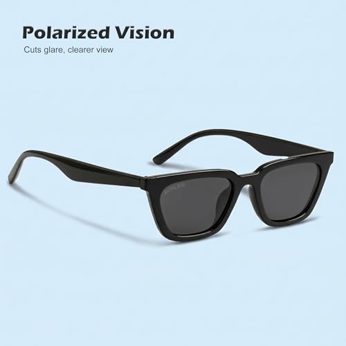 Image of ROYAL SON Square Cat Eye Men Women Fashion Sunglasses Polarized UVA /UVB Protection