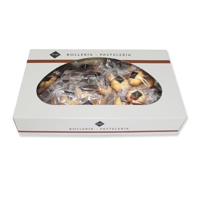 RIOBA Pastas de Té 1Kg - Reposteria variadas, Todo para desayunos Meriendas o Aniversarios - Galletas de Mantequilla con Cobertura de Cacao y Azúcar, Formato Profesional para Hostelería