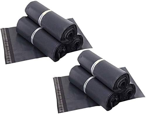 100 Large Mailing Postal Bags Strong Plastic Polythene Mixed Grey Plastic Mailing Mail Post Postage Bags (17 x 25 cm / 7 x 10 '')