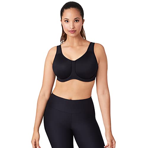 Wacoal Womens Full Figure Underwire Sports Bras, Black, 38D Us #TOP5