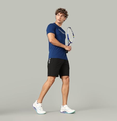 Image of XTEP Men Men's Training T Shirt with Soft Touch Comfort Stretch & Eco Friendly | Odour Control, Breathable & Lightweight Performance T Shirt