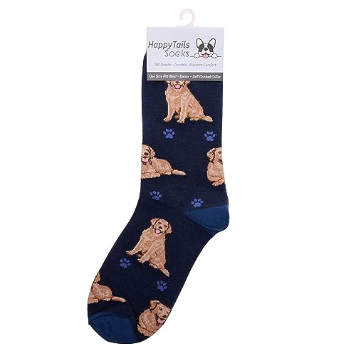 Animal Crackers Ladies Socks (Golden Retriever)