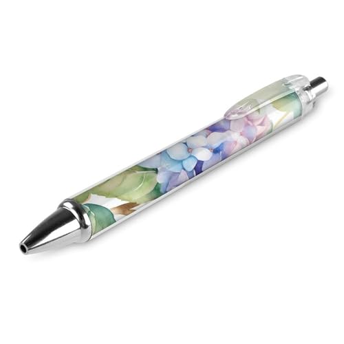 Stylos à bille rétractables noirs lot de 4 avec pointe 0,5 mm